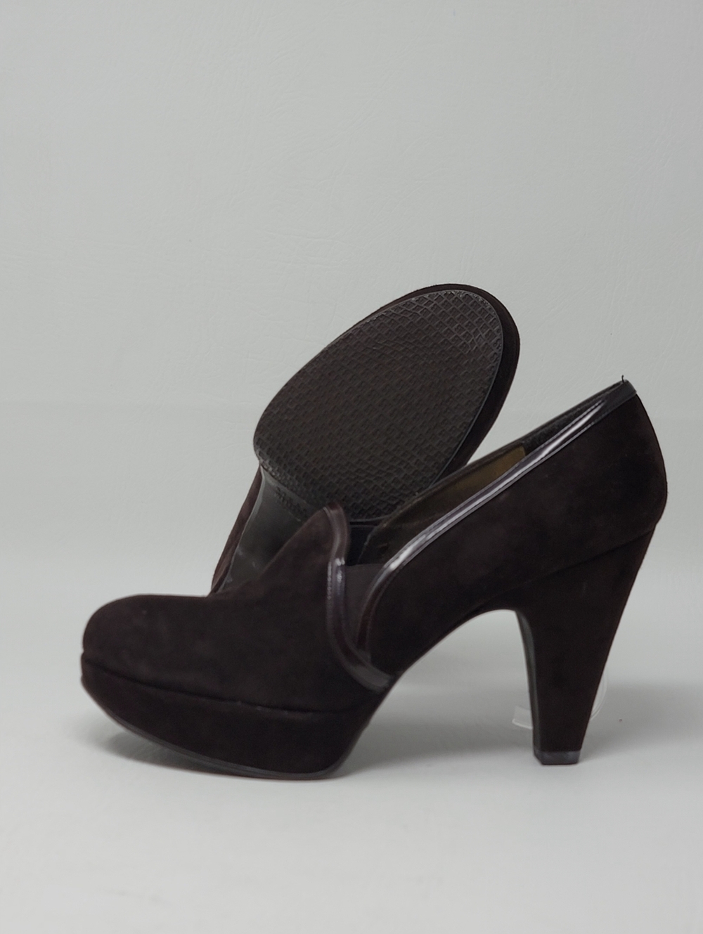 Stuart Weitzman Pumps Brown Women's Size 7.5 M Made In Spain Pre-Owned